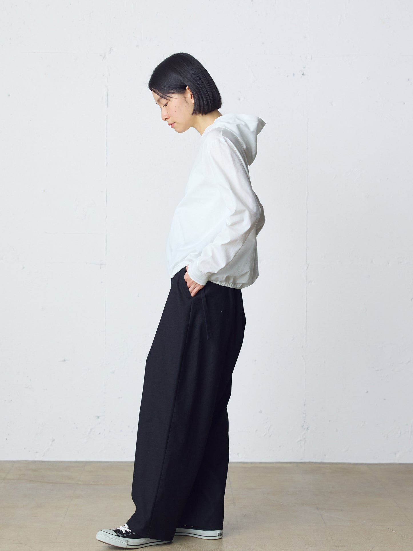 hooded pullover