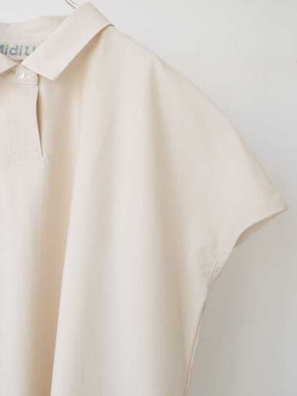 polo no sleeve pullover