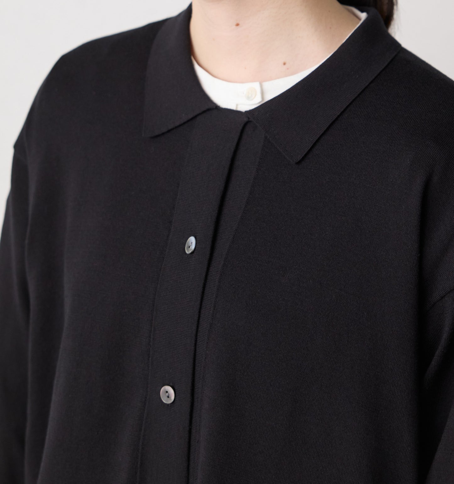 knit shirt cardigan