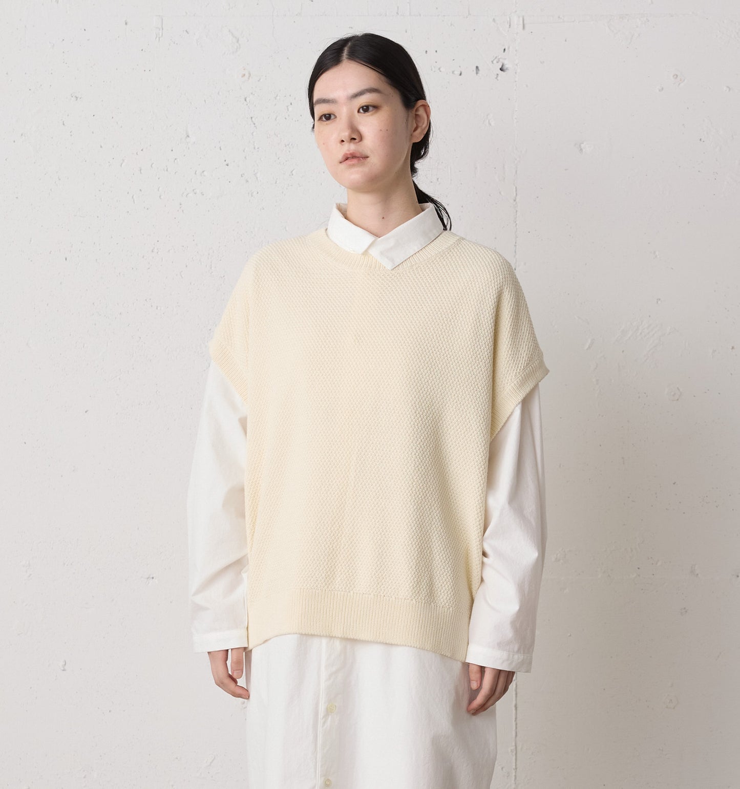cocoon knit vest