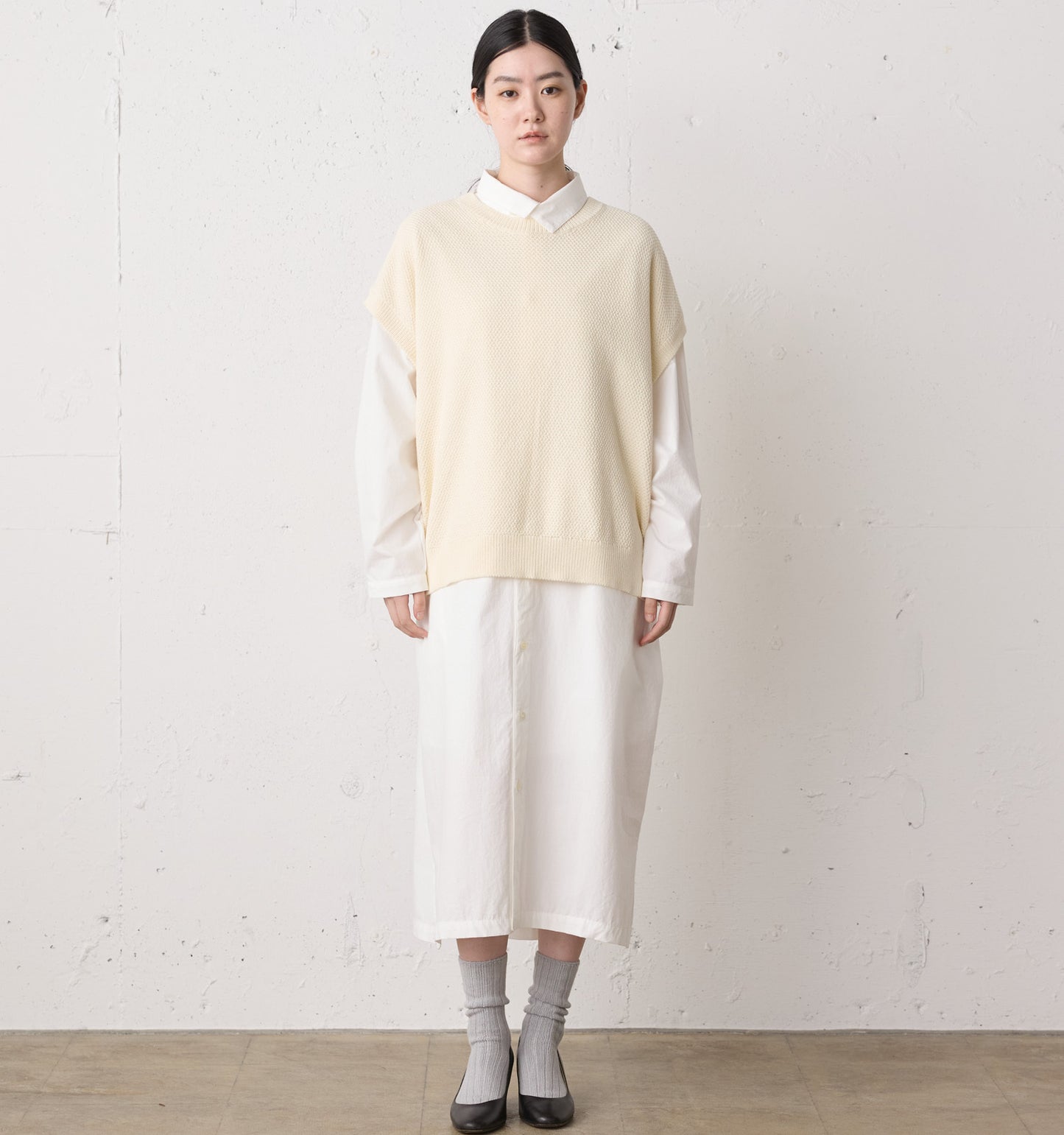 cocoon knit vest