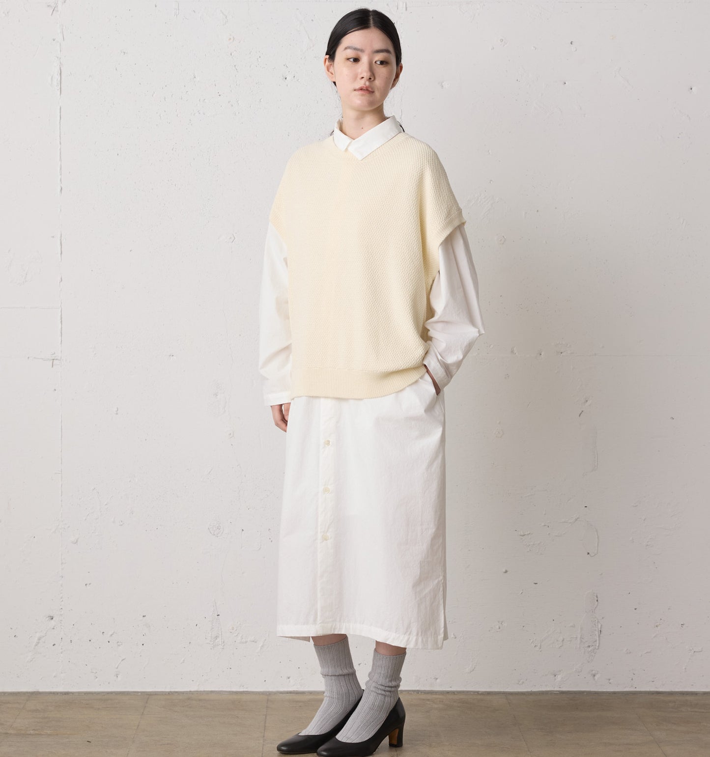 cocoon knit vest