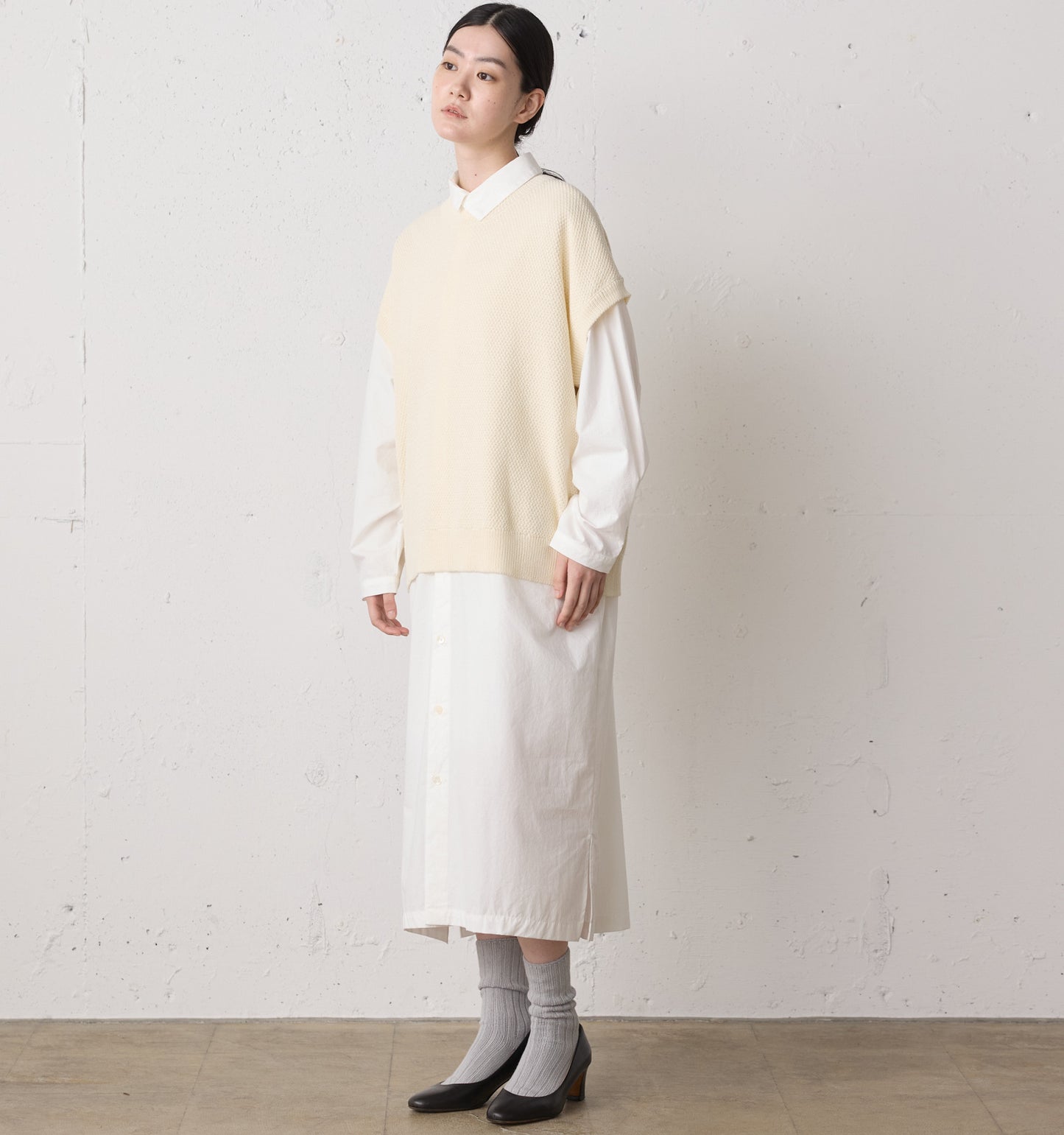 cocoon knit vest