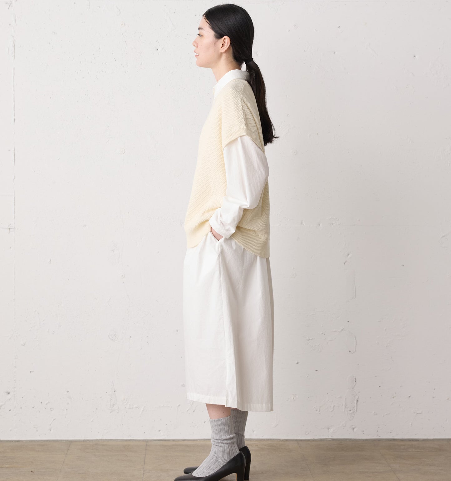 cocoon knit vest