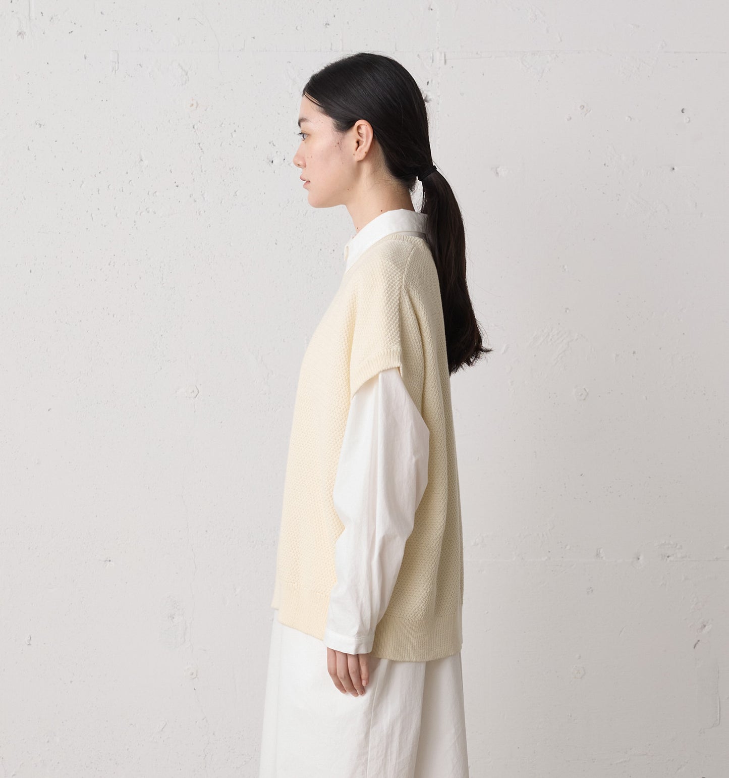 cocoon knit vest