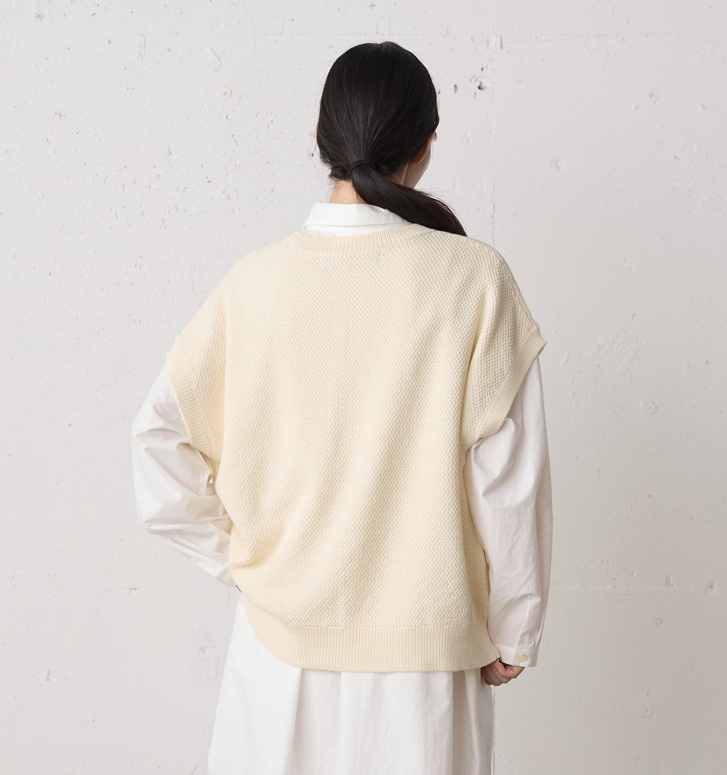 cocoon knit vest