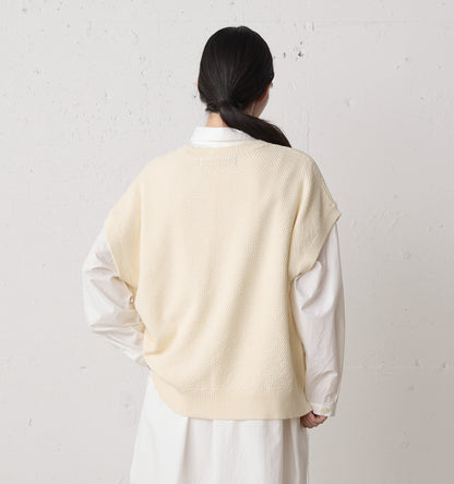 cocoon knit vest