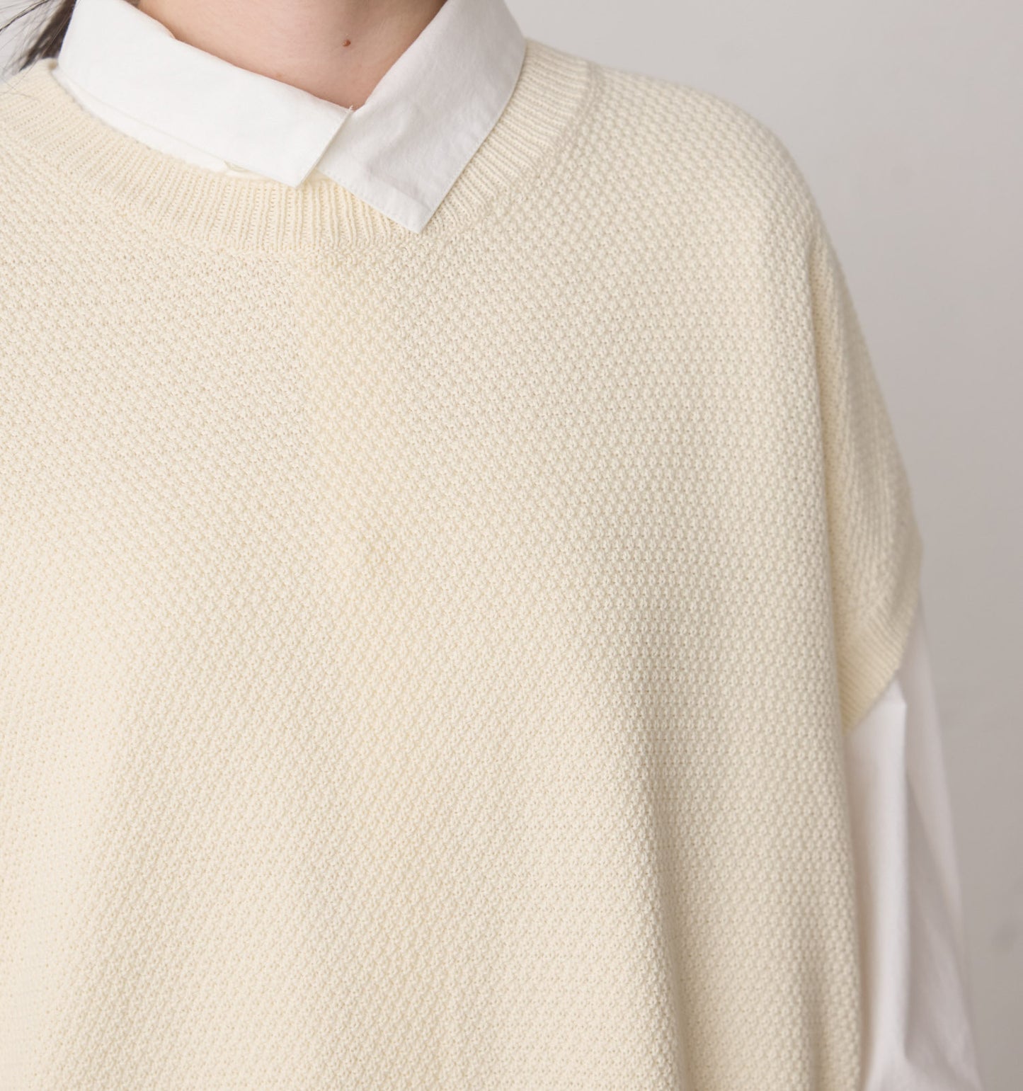 cocoon knit vest