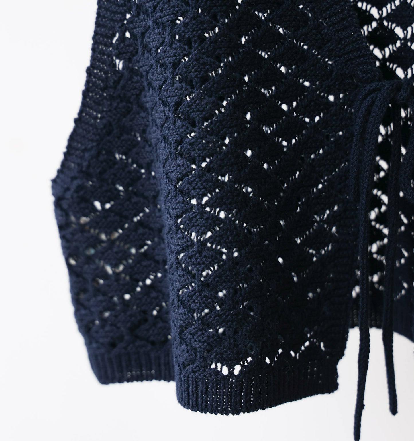2way short knit vest
