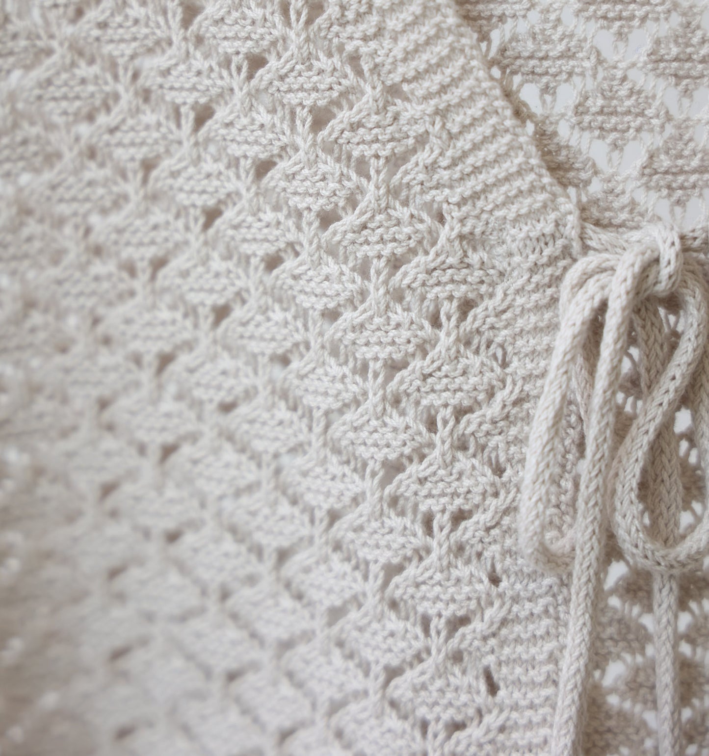 2way short knit vest