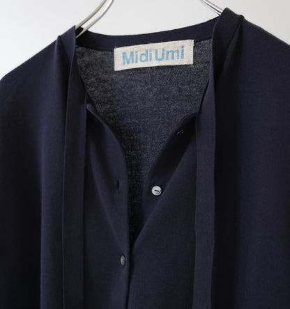 bow-tie knit cardigan
