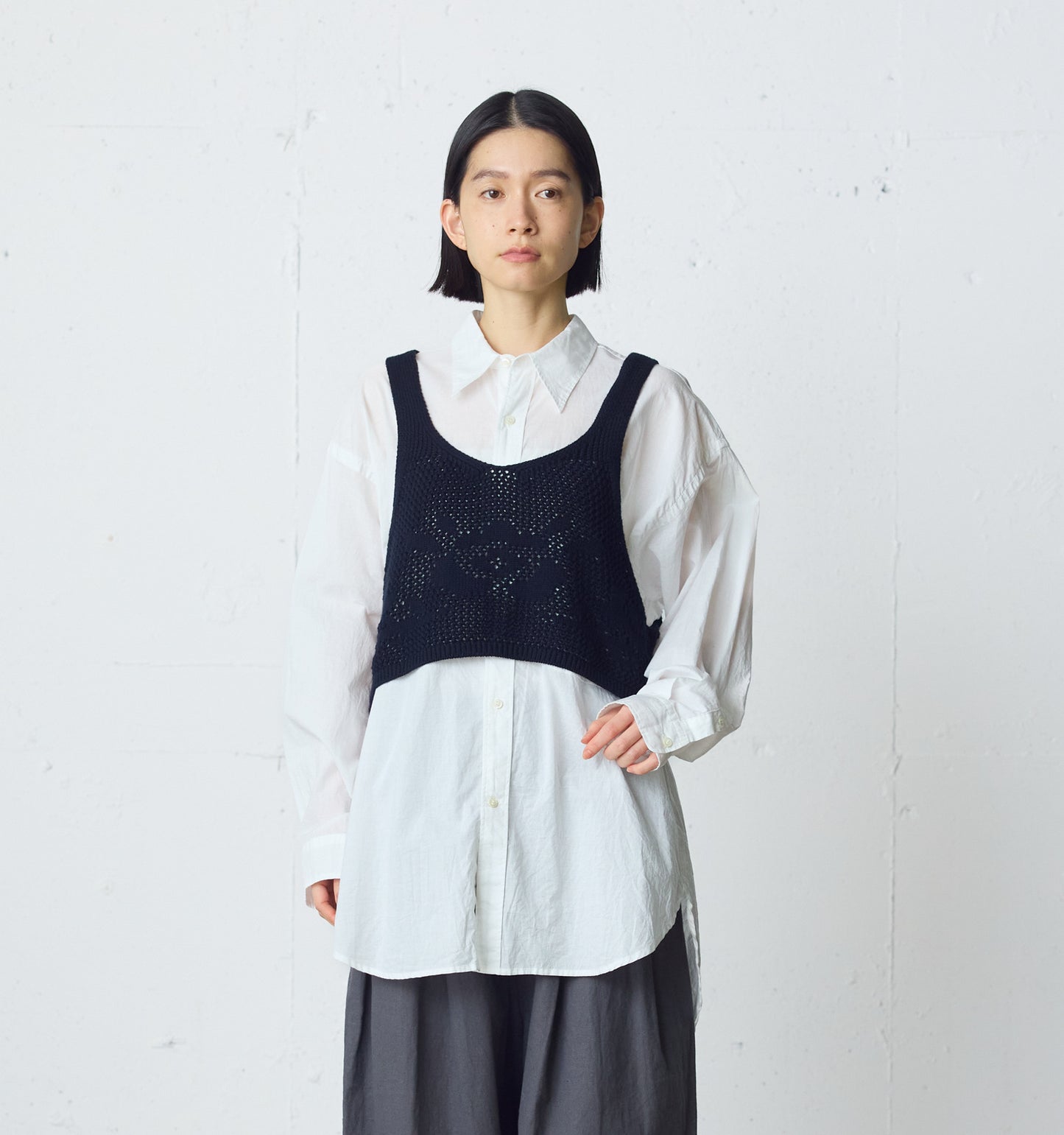 2way needle work vest