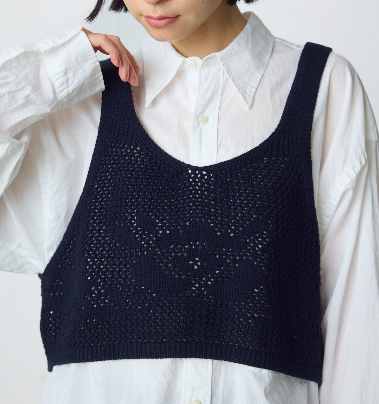 2way needle work vest
