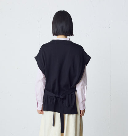 side ribbon vest