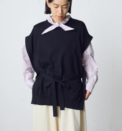 side ribbon vest