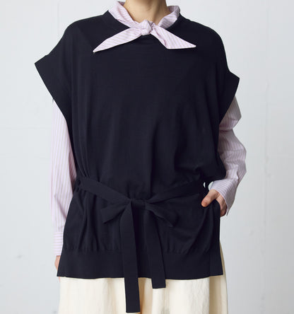 side ribbon vest