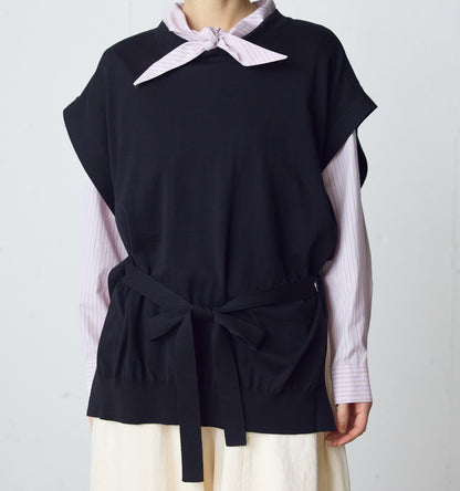 side ribbon vest