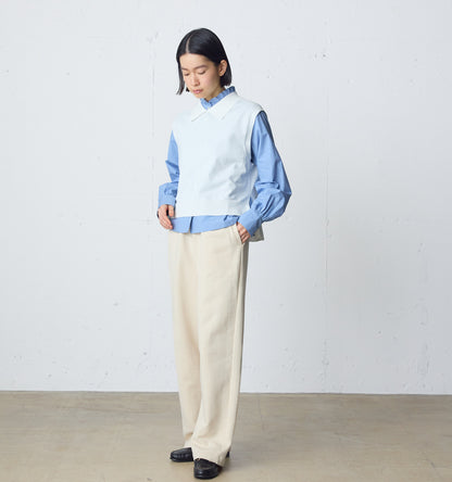 collared knit vest
