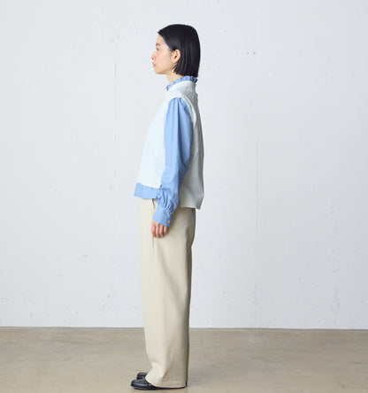collared knit vest