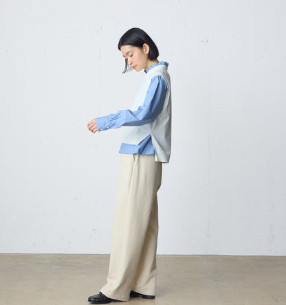 collared knit vest