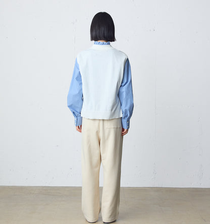 collared knit vest