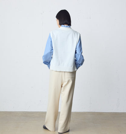 collared knit vest