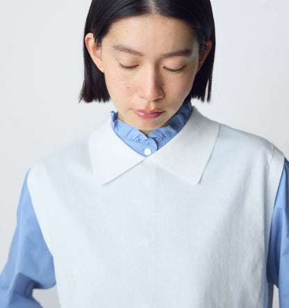 collared knit vest