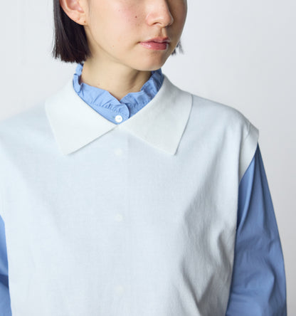 collared knit vest