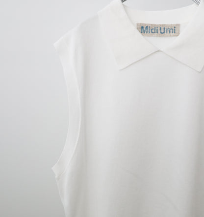 collared knit vest