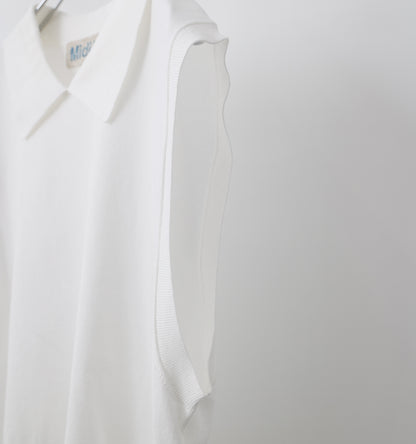 collared knit vest