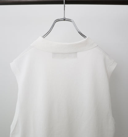 collared knit vest