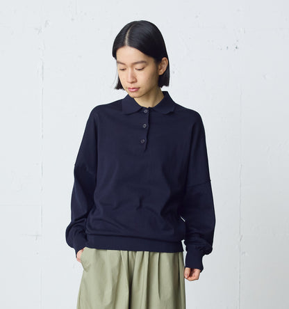 wide knit polo