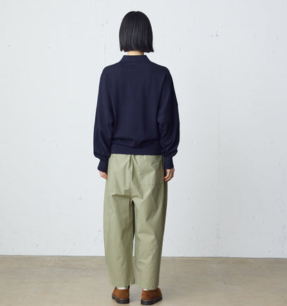 wide knit polo