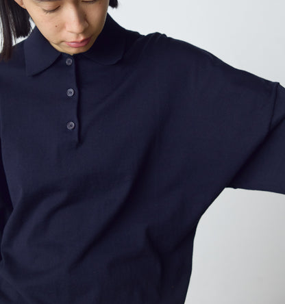 wide knit polo