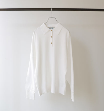 wide knit polo
