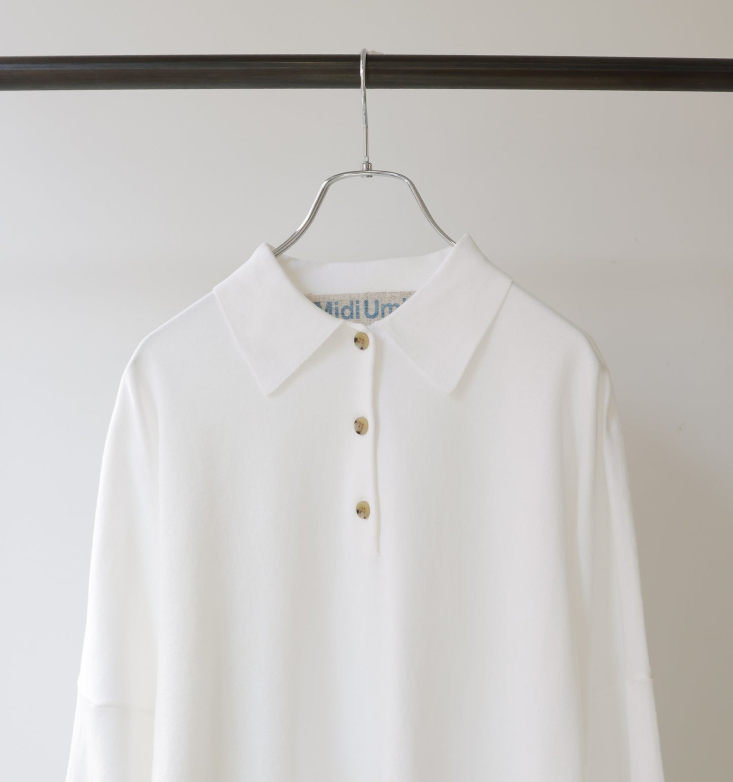 wide knit polo