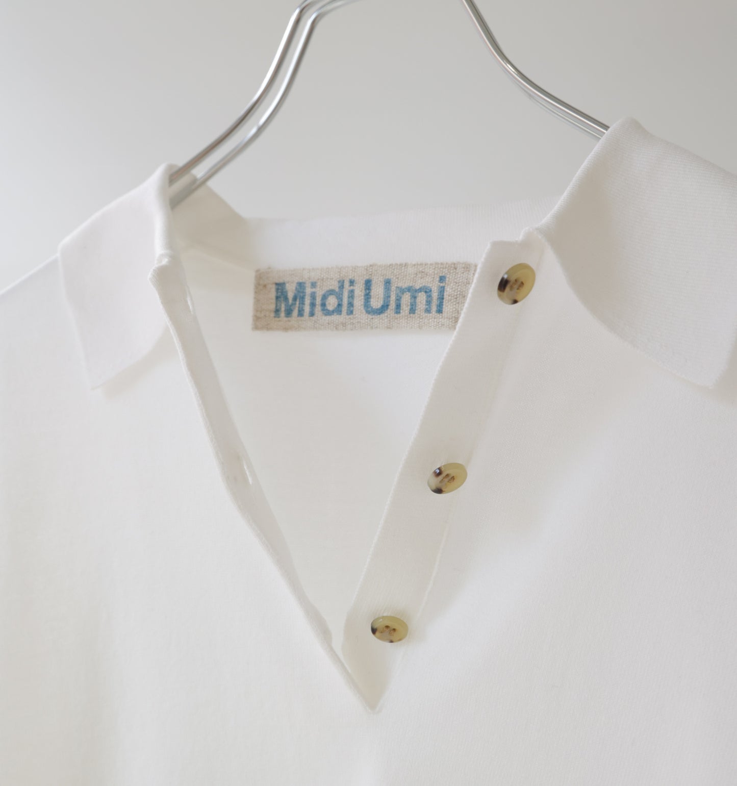 wide knit polo