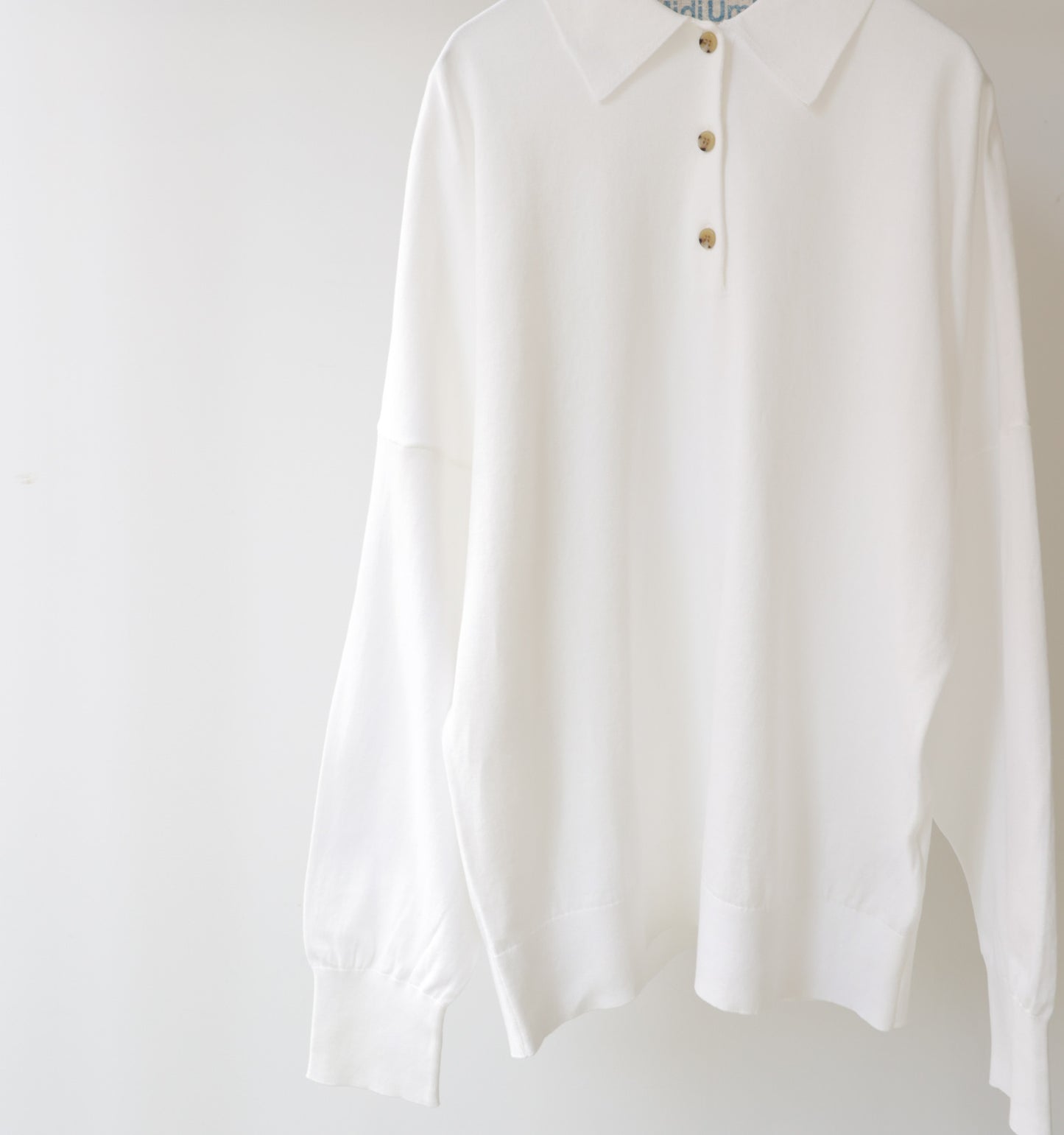 wide knit polo
