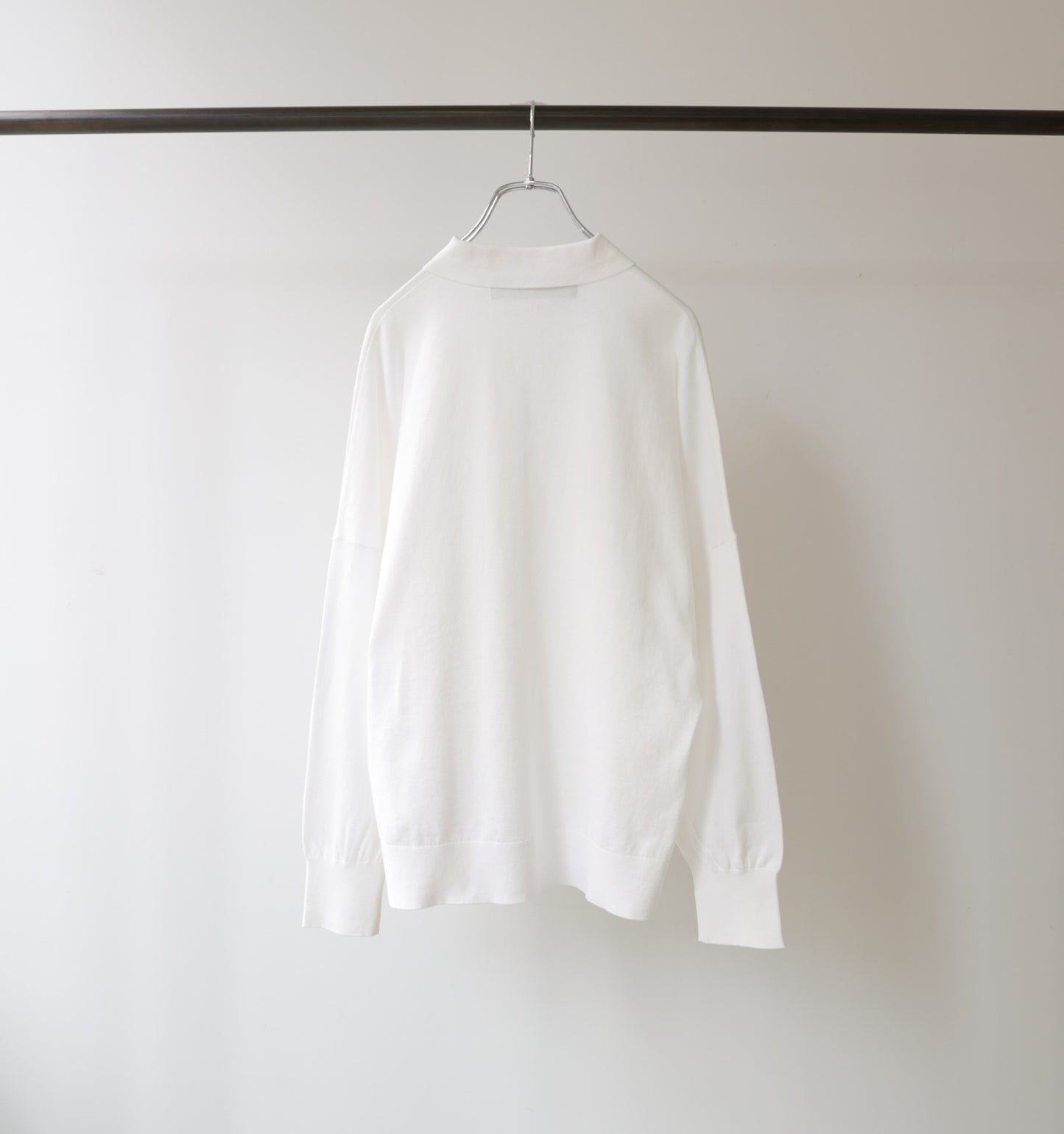 wide knit polo