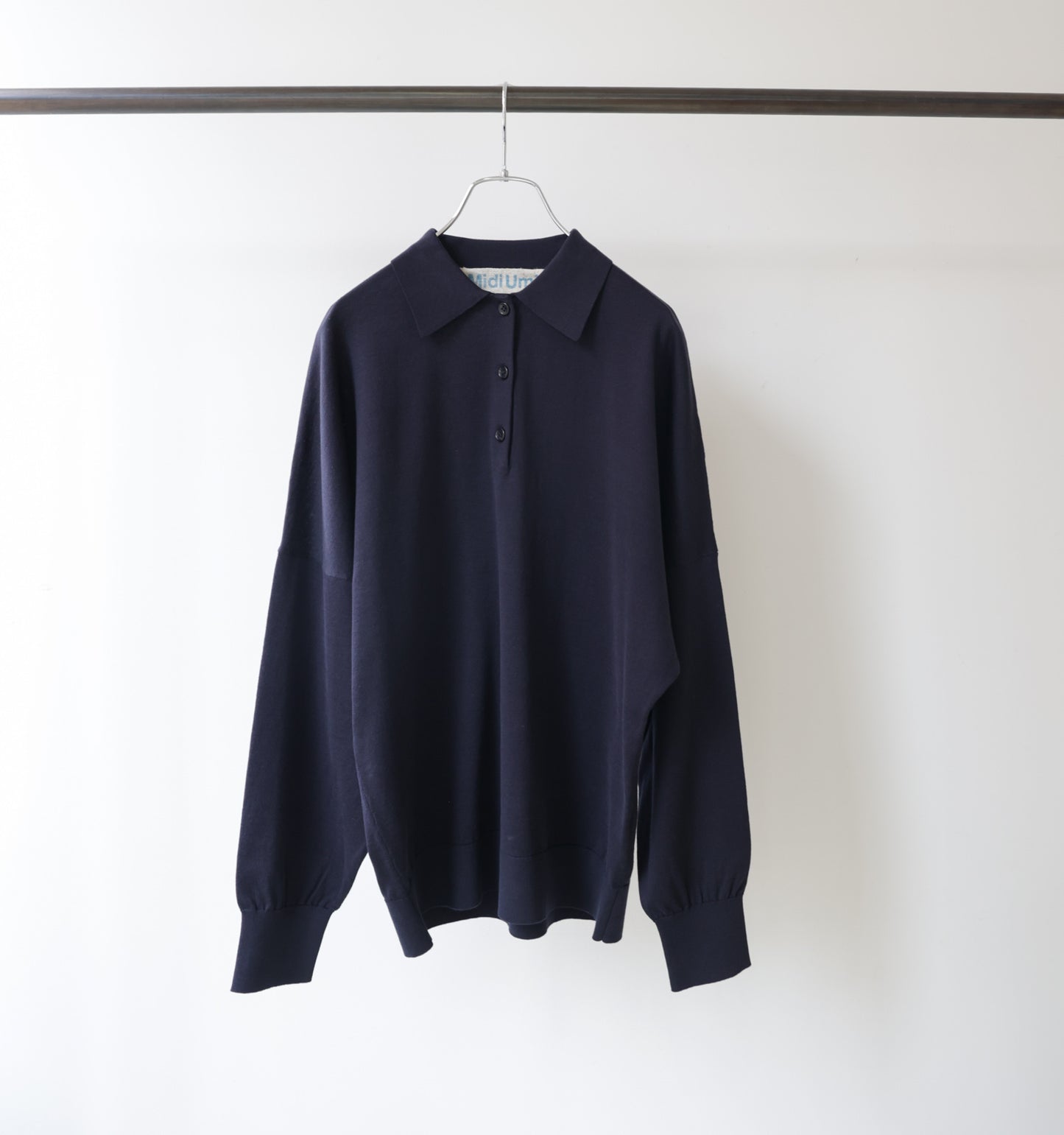 wide knit polo