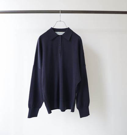 wide knit polo