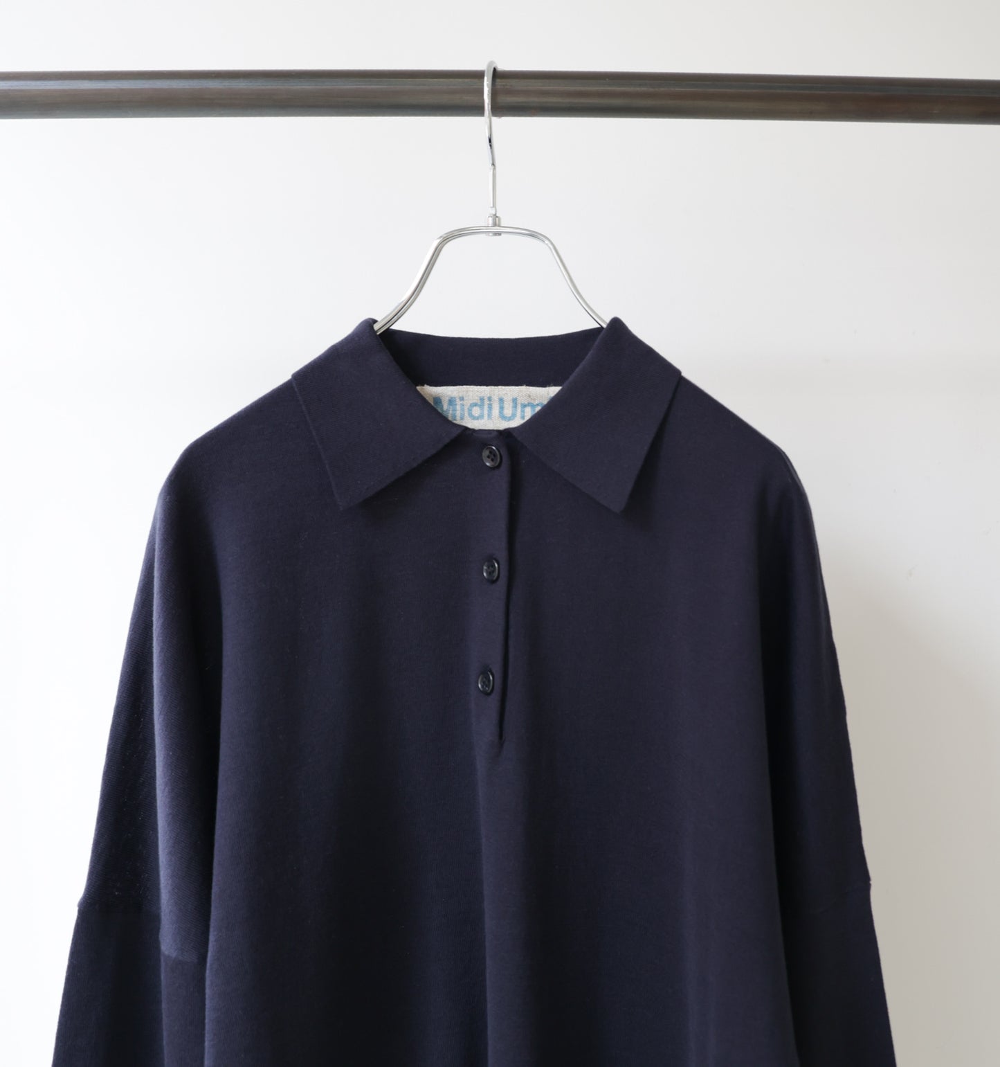 wide knit polo