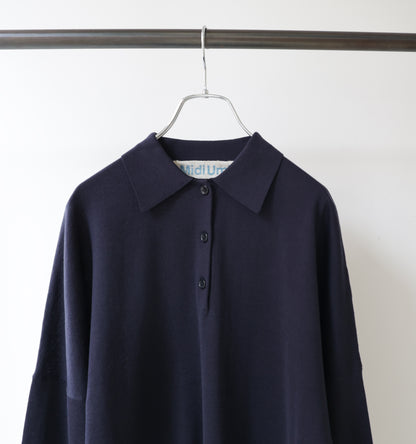 wide knit polo