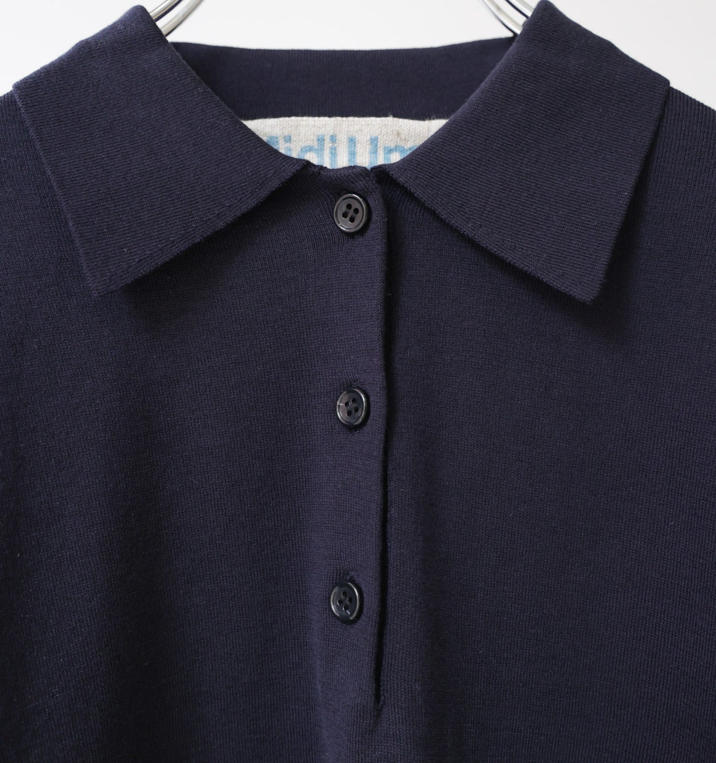 wide knit polo