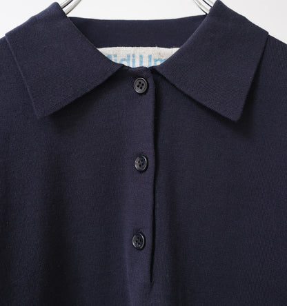 wide knit polo