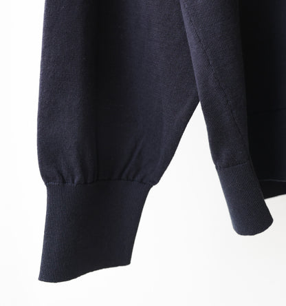 wide knit polo