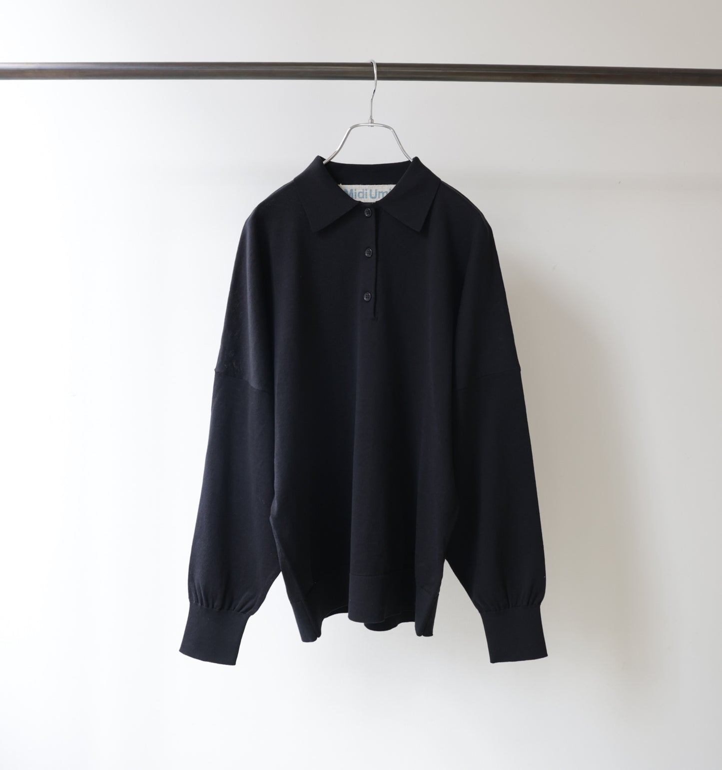 wide knit polo