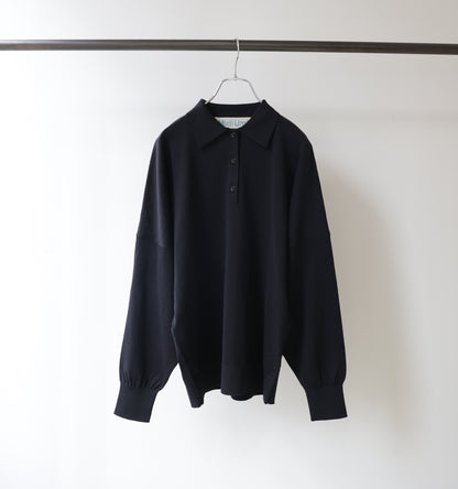 wide knit polo