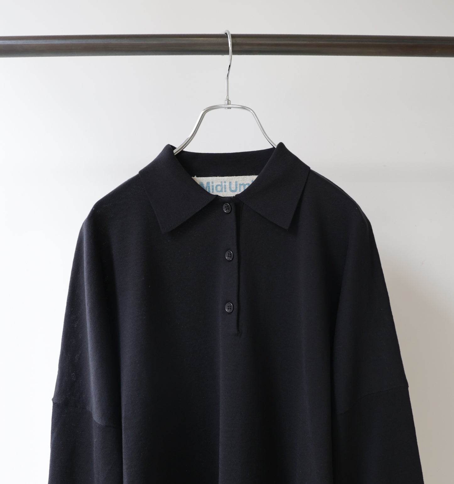 wide knit polo