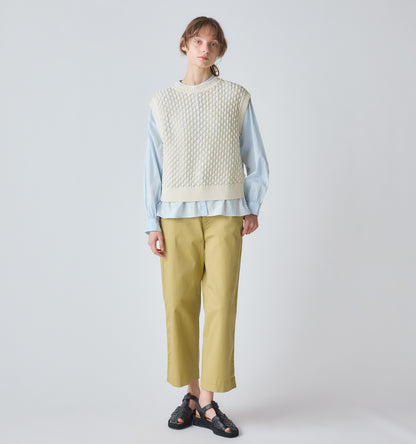 mesh knit vest